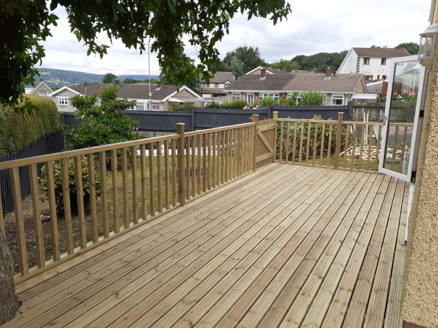 Decking in Neath