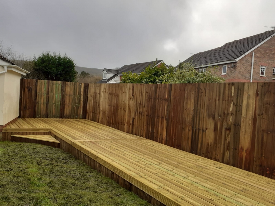 Decking in Neath
