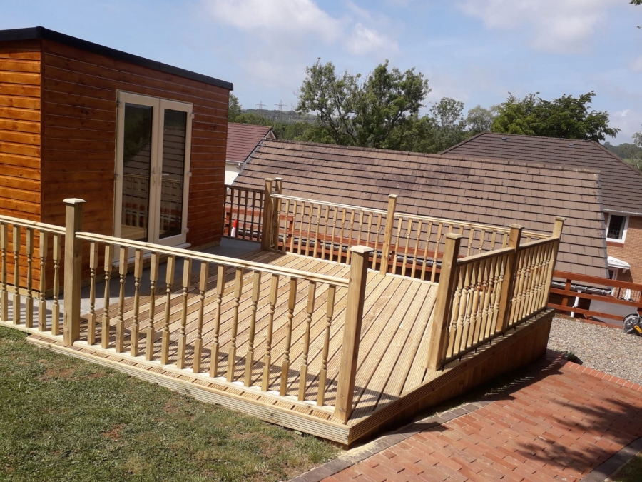 Decking in Neath